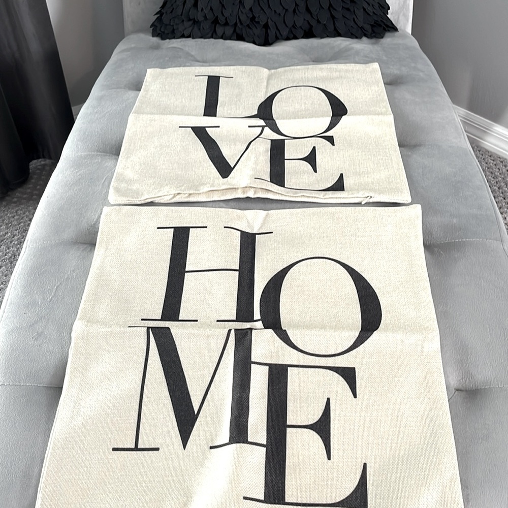 Love & Home Pillow Cases